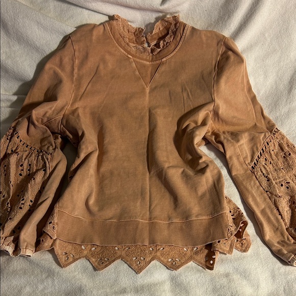 Fate Women's Eyelet Lace Blouse - Picture 10 of 11